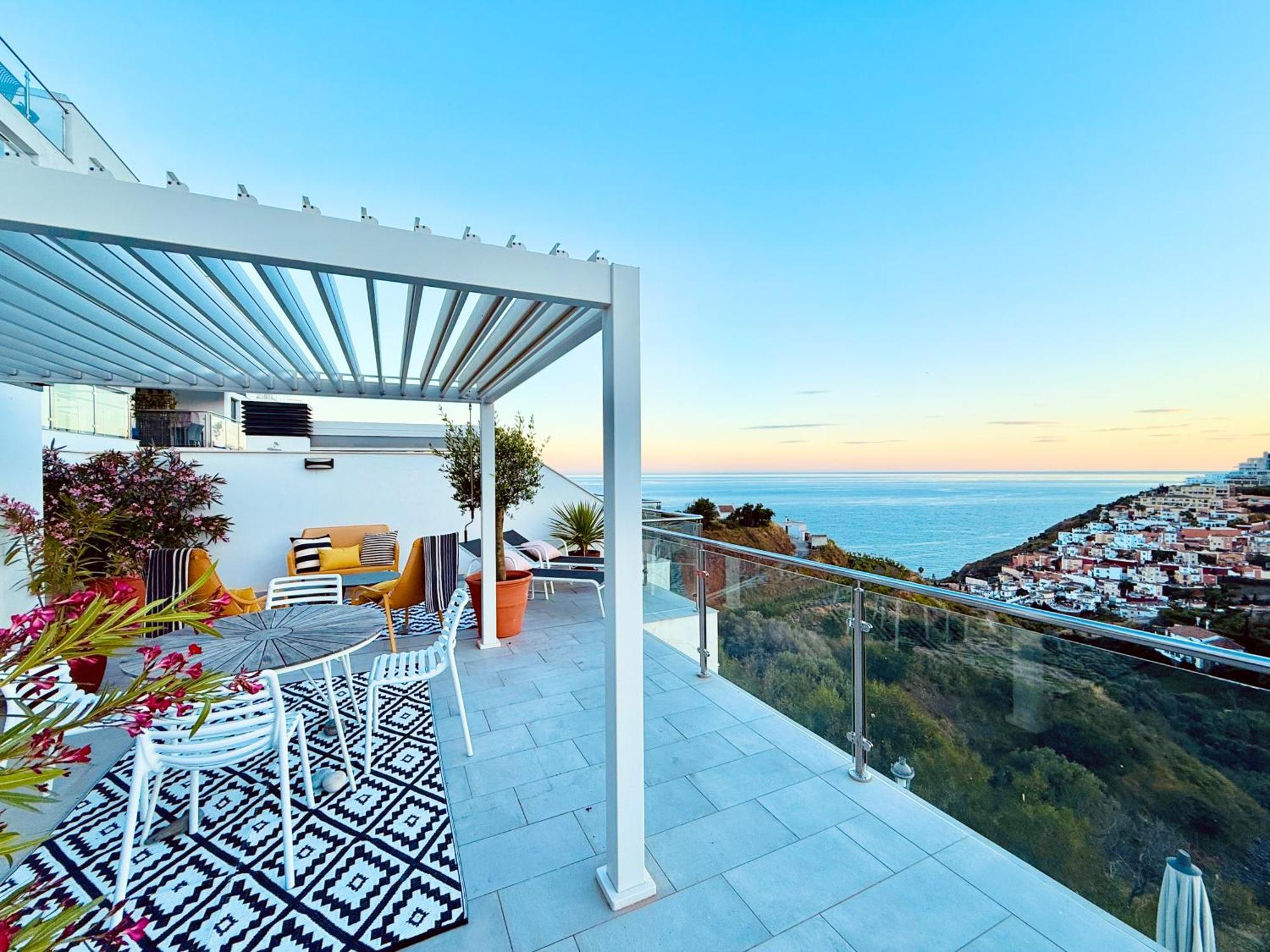 Appartamento Penthouse Balcon Del Mar 121 Casasol Nerja Esterno foto