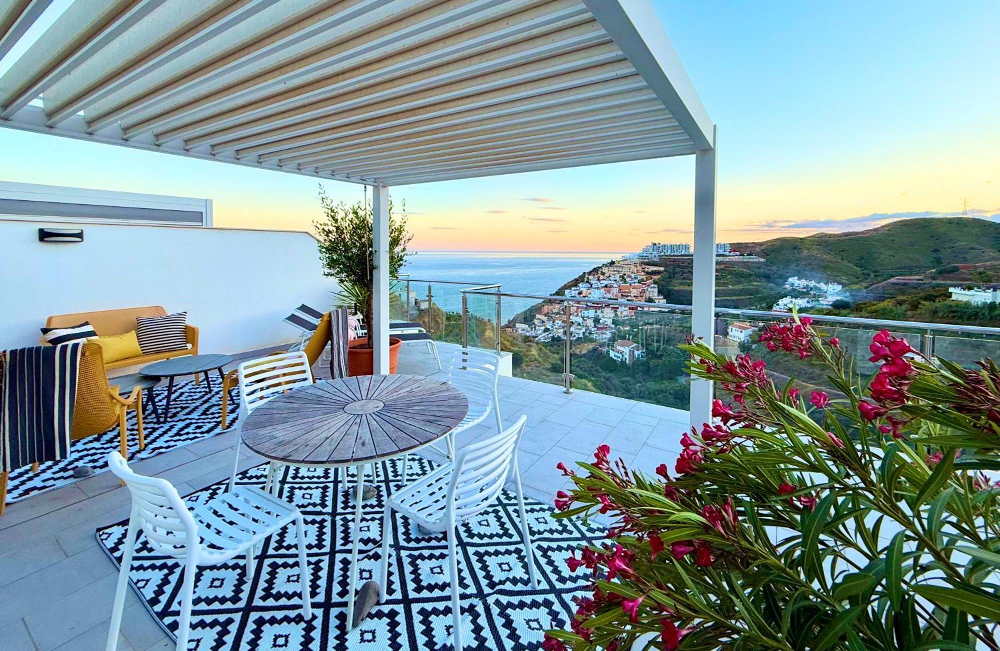 Appartamento Penthouse Balcon Del Mar 121 Casasol Nerja Esterno foto